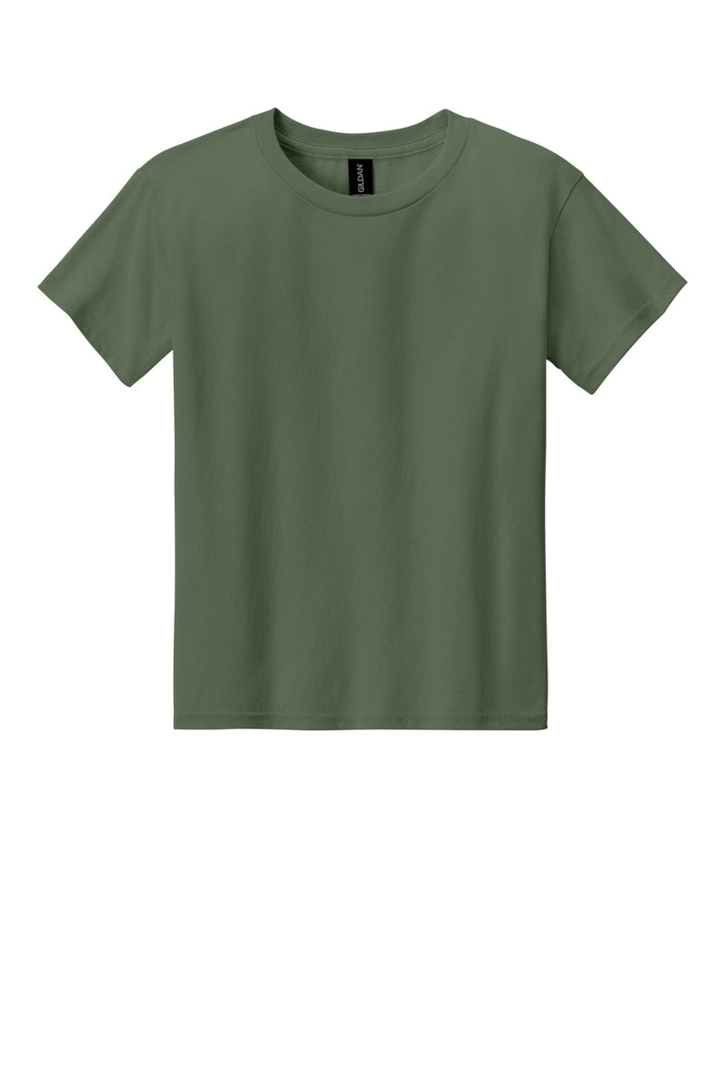 Gildan Youth Light Cotton Tee - Military Green