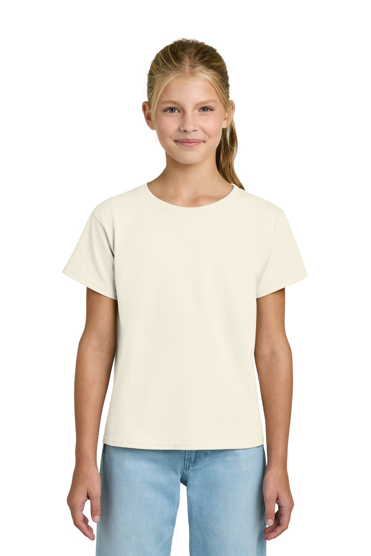 Gildan Youth Light Cotton Tee - Natural