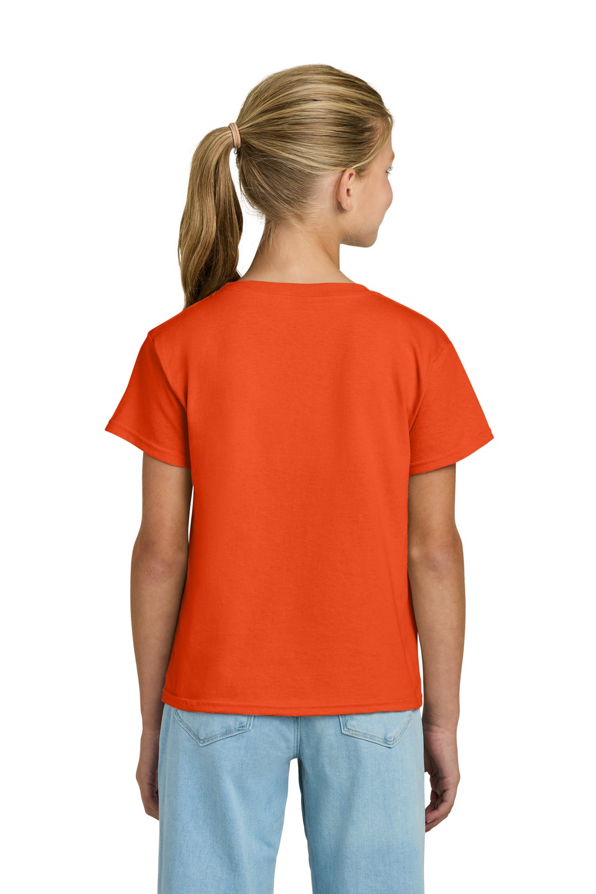 Gildan Youth Light Cotton Tee - Orange
