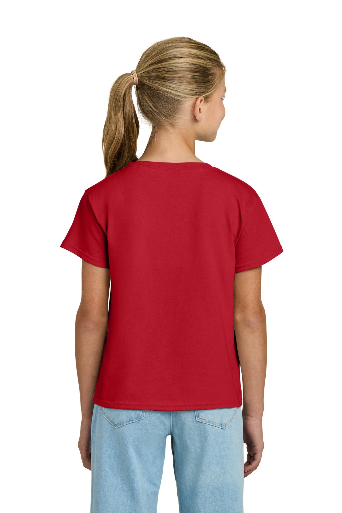 Gildan Youth Light Cotton Tee - Red