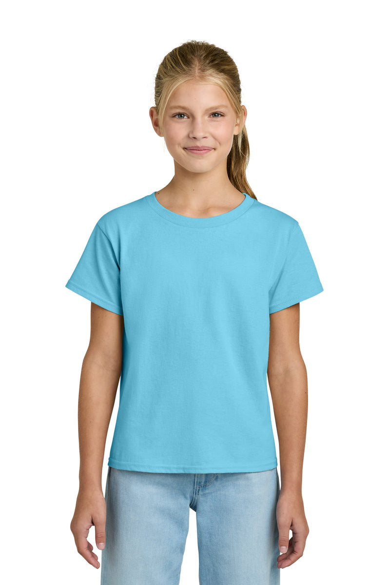 Gildan Youth Light Cotton Tee - Sky