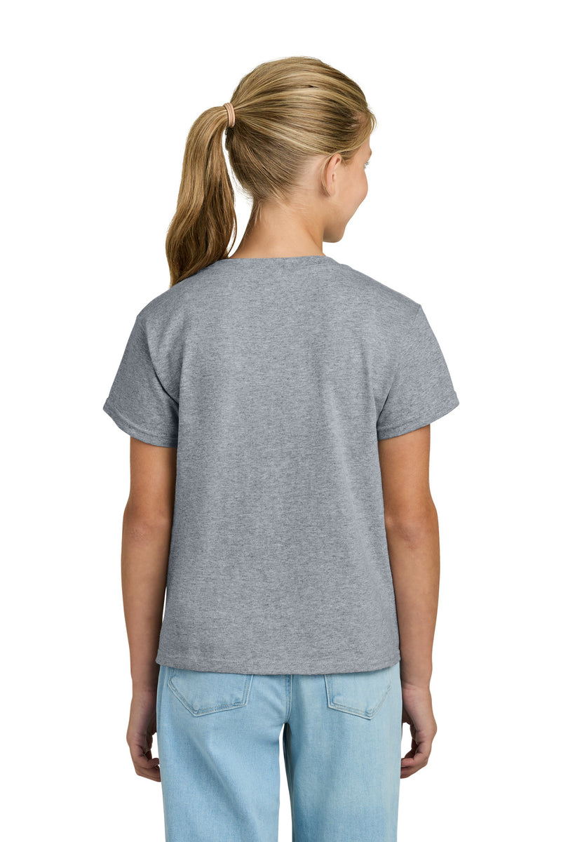 Gildan Youth Light Cotton Tee - Sport Grey