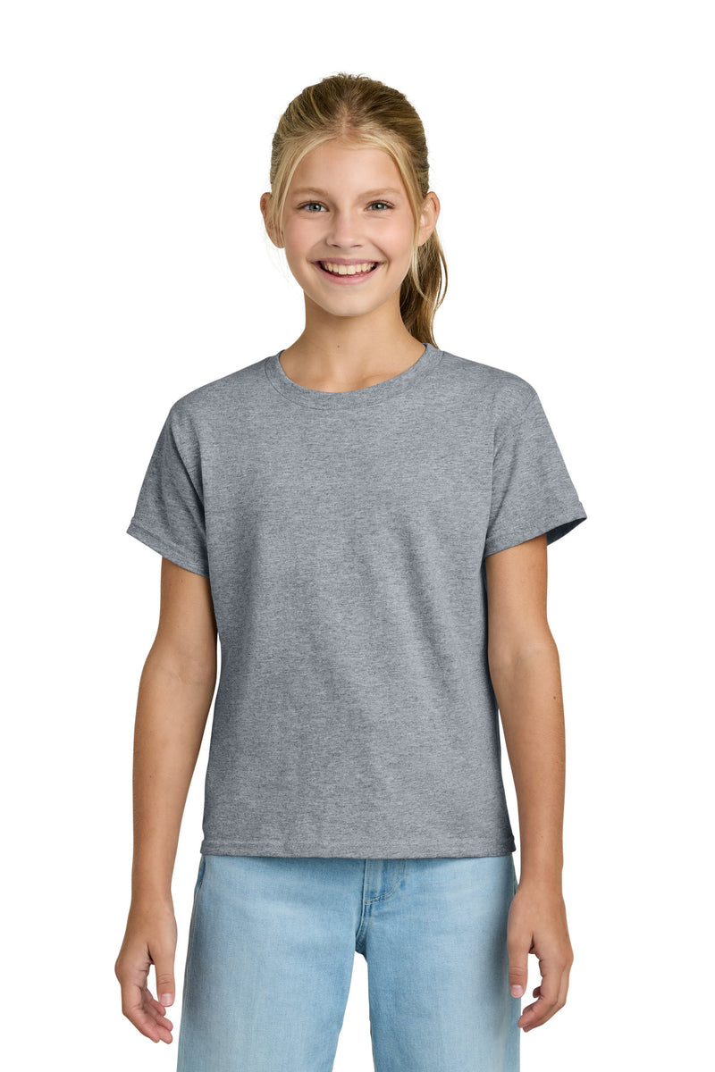 Gildan Youth Light Cotton Tee - Sport Grey