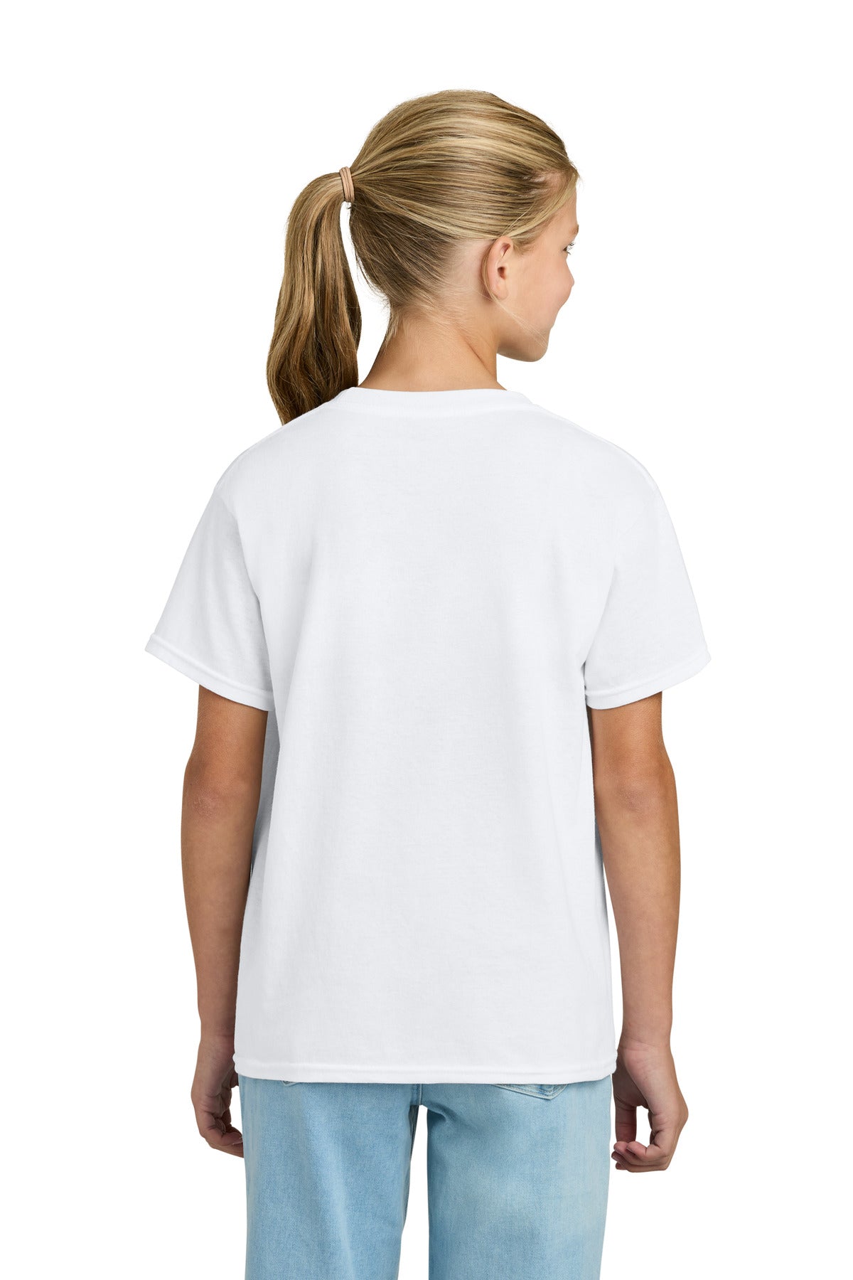 Gildan Youth Light Cotton Tee - White