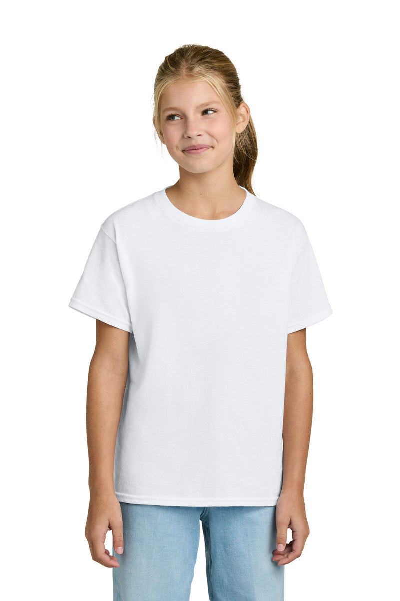 Gildan Youth Light Cotton Tee - White