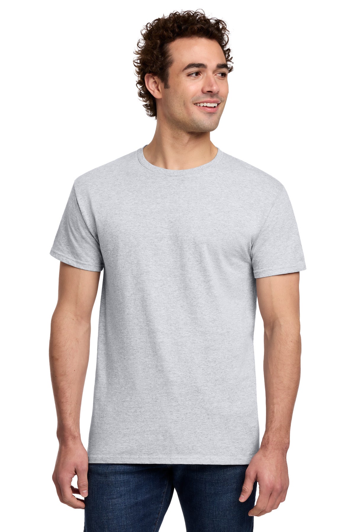 Gildan Light Cotton Tee - Ash Grey