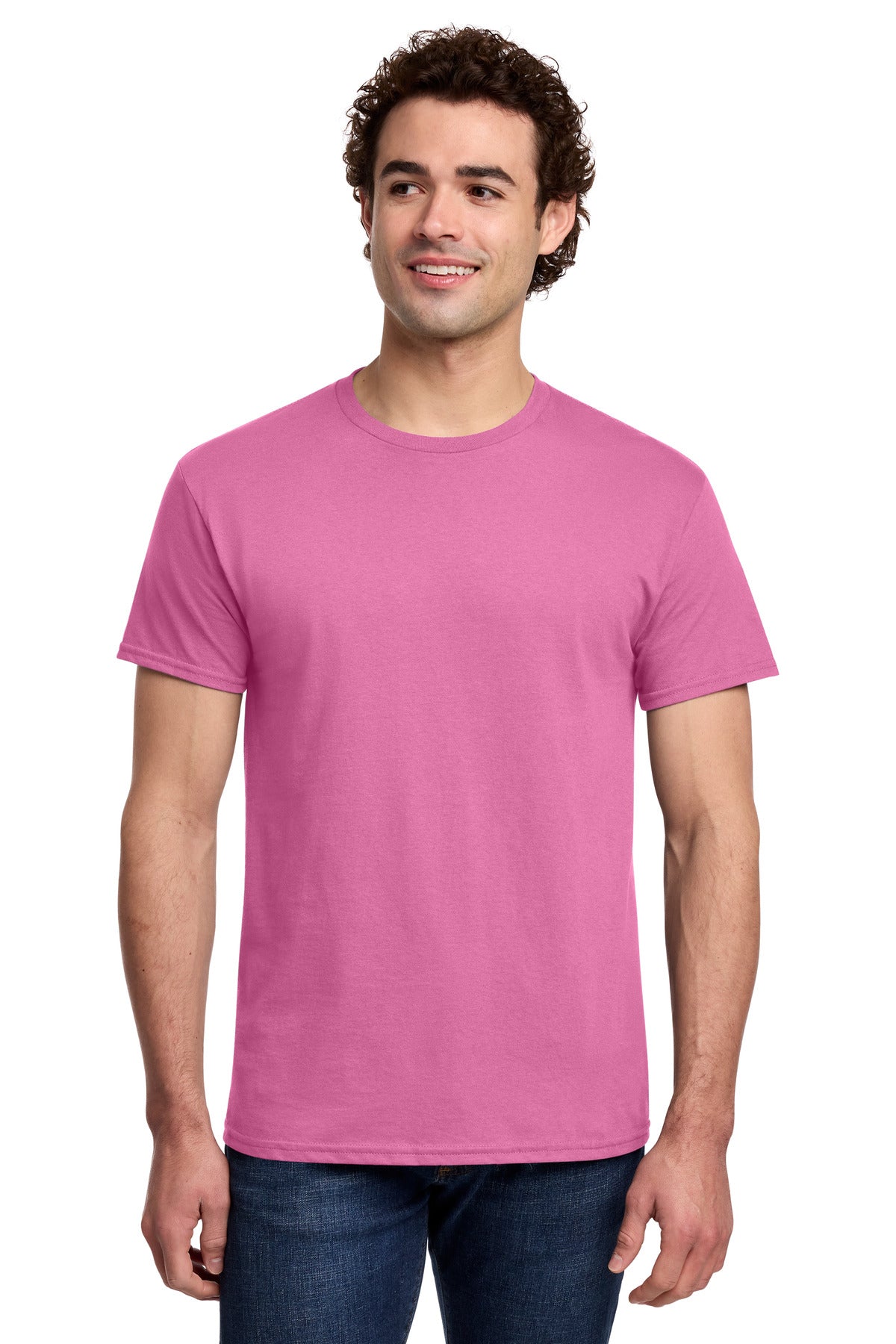 Gildan Light Cotton Tee - Azalea