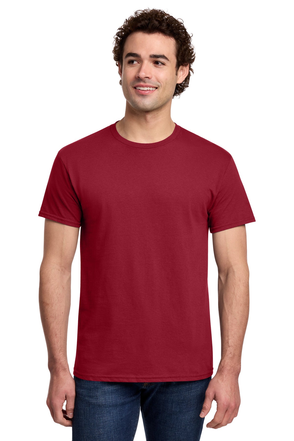 Gildan Light Cotton Tee - Cherry Red