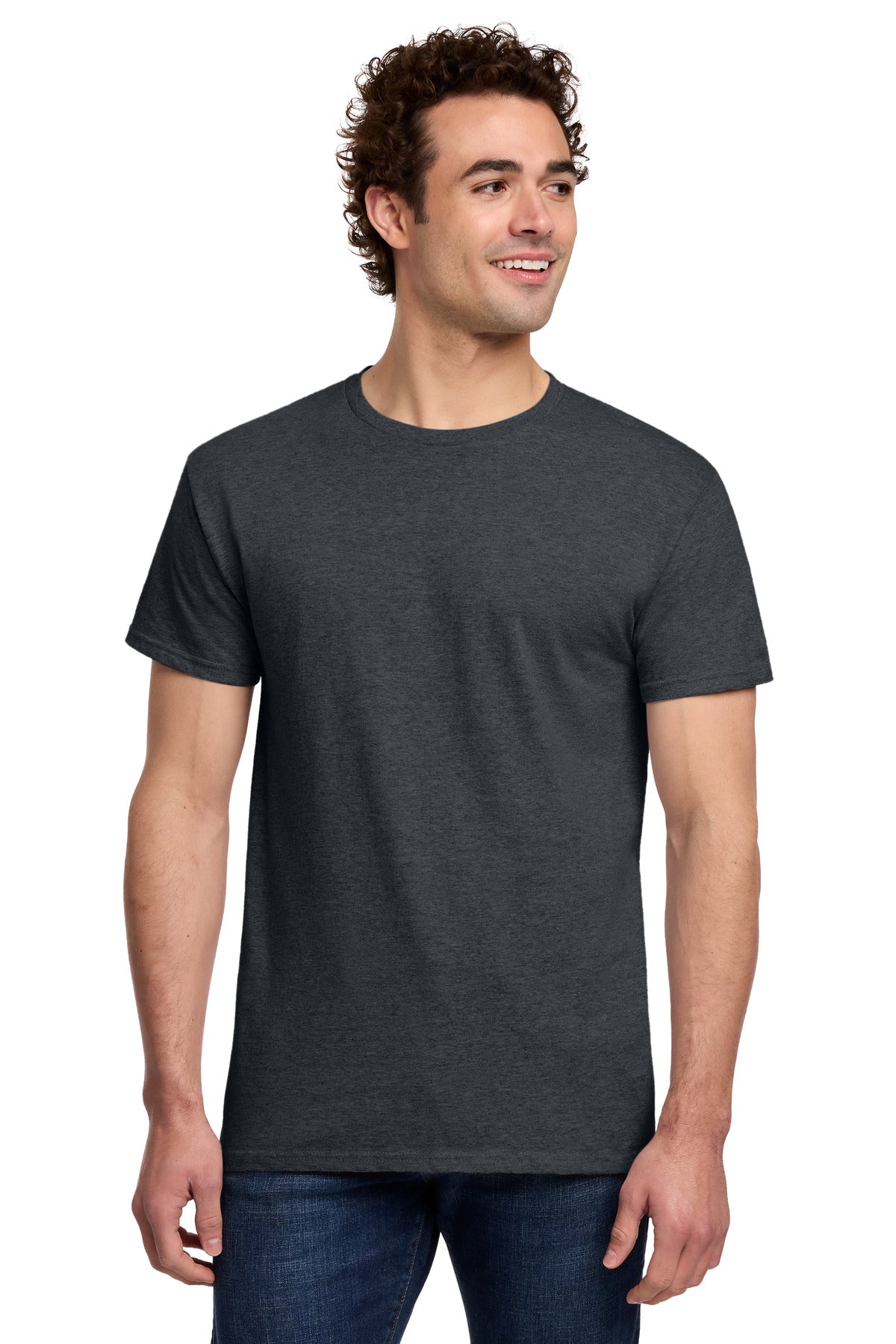 Gildan Light Cotton Tee - Dark Heather