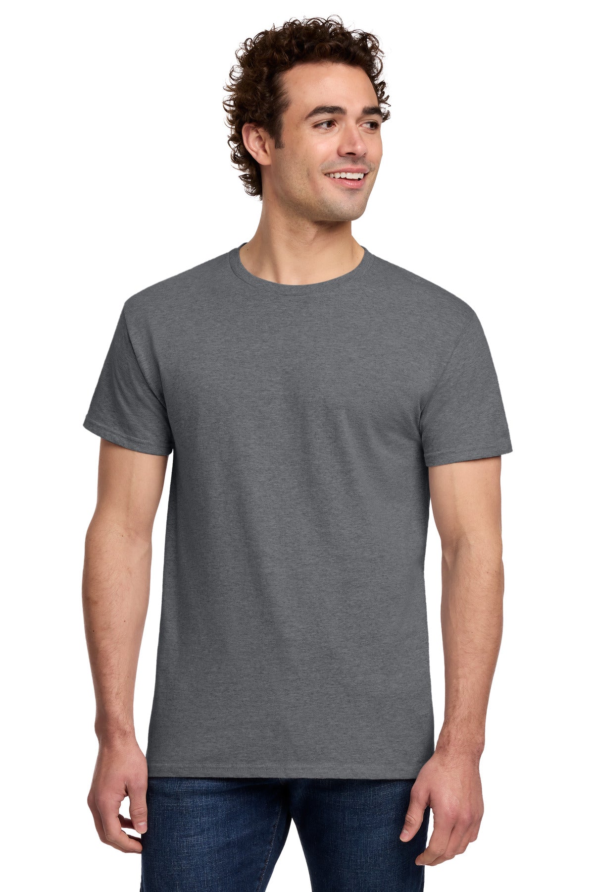Gildan Light Cotton Tee - Graphite Heather