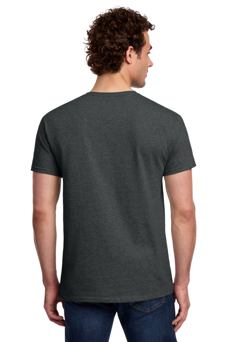 Gildan Light Cotton Tee - Heather Dark Grey