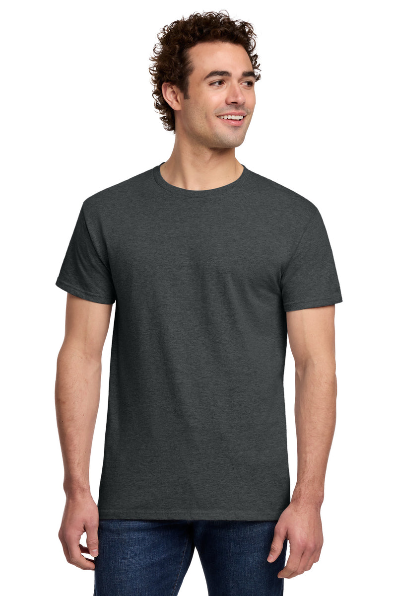 Gildan Light Cotton Tee - Heather Dark Grey