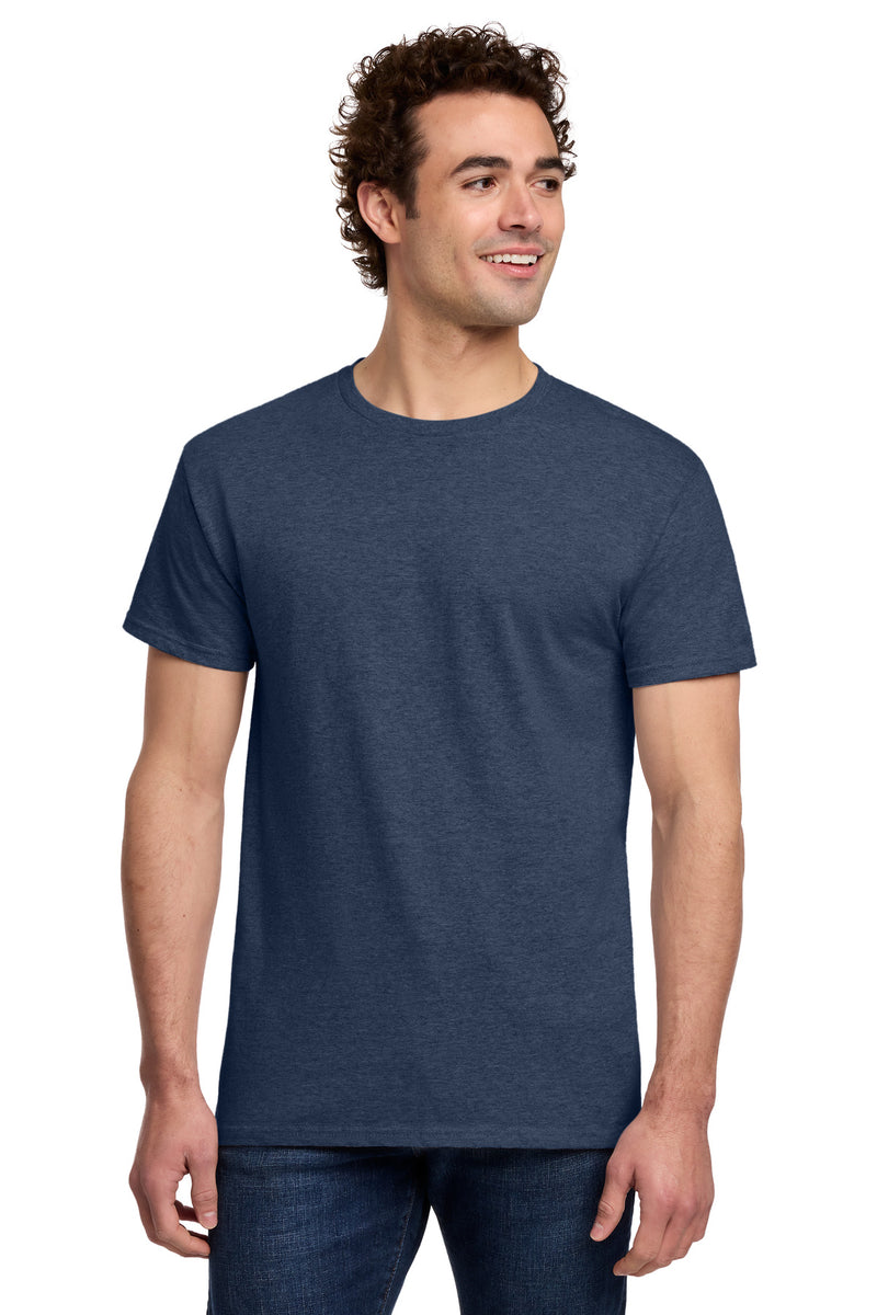 Gildan Light Cotton Tee - Heather Navy