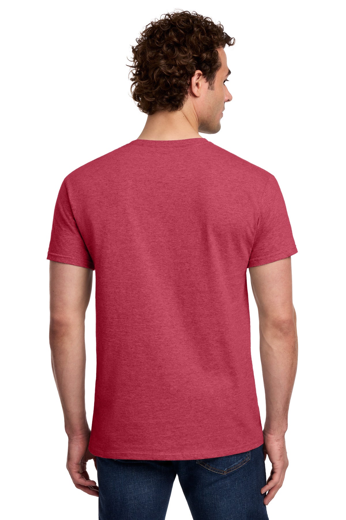 Gildan Light Cotton Tee - Heather Red