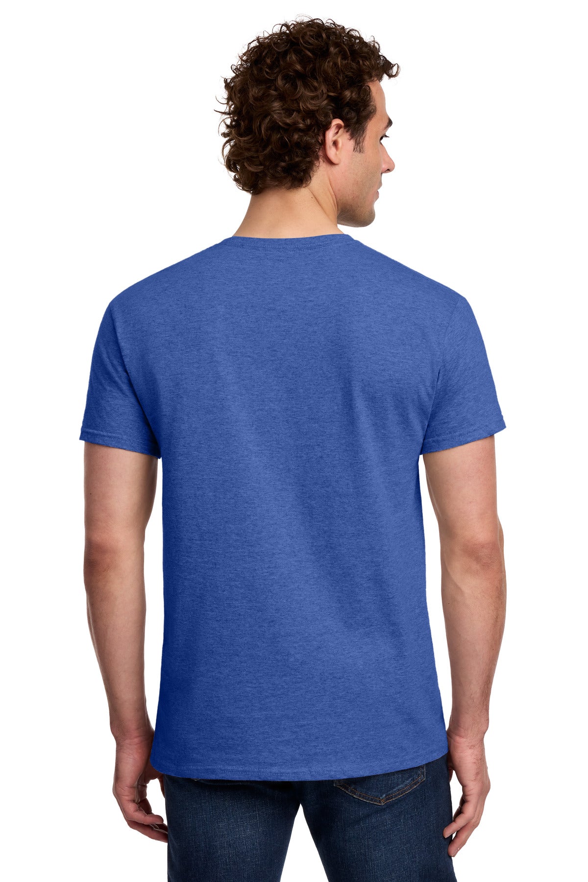 Gildan Light Cotton Tee - Heather Royal