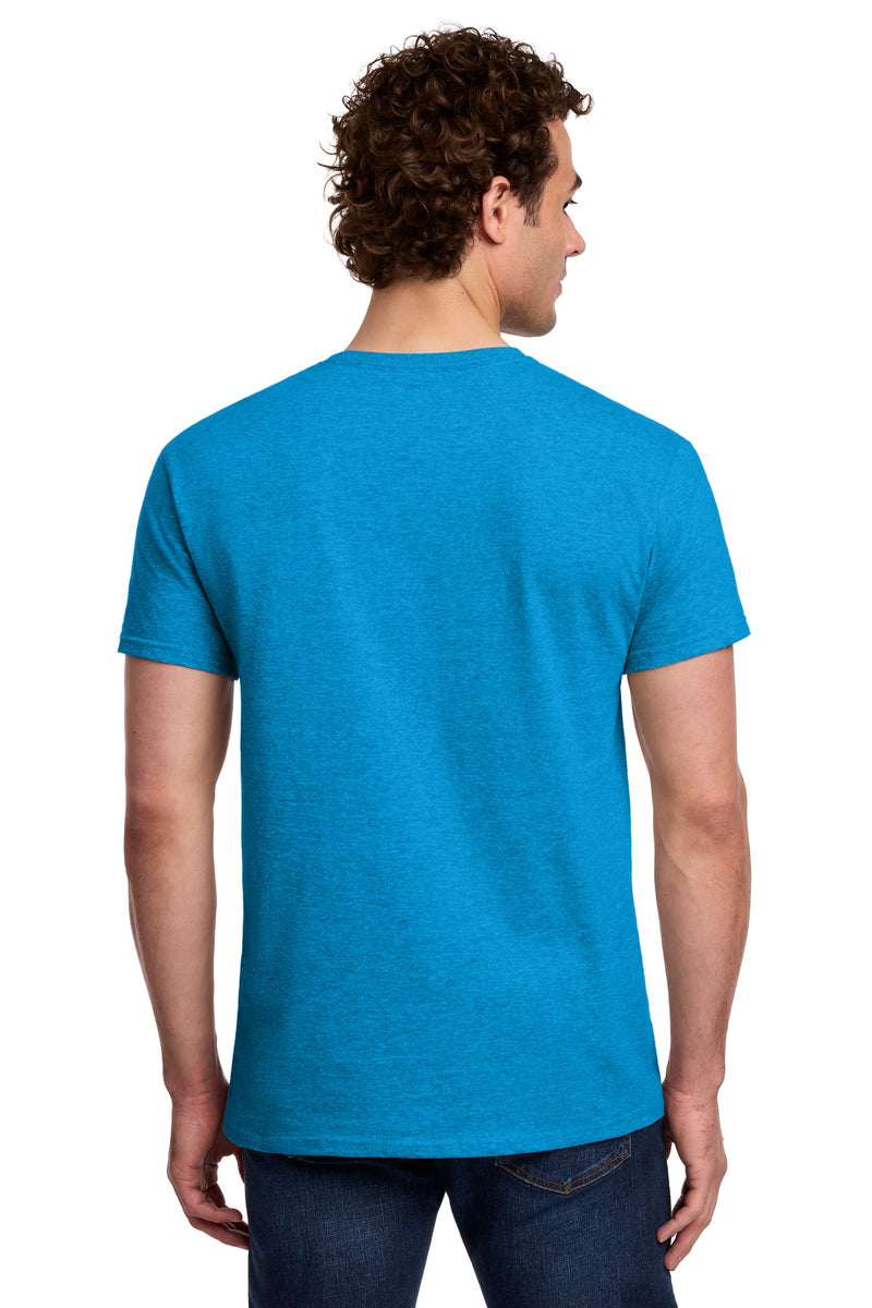 Gildan Light Cotton Tee - Heather Sapphire