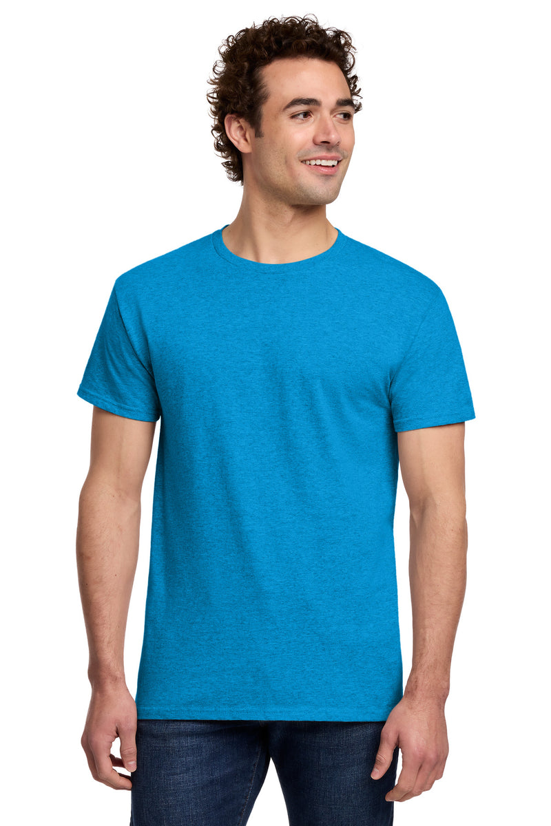 Gildan Light Cotton Tee - Heather Sapphire