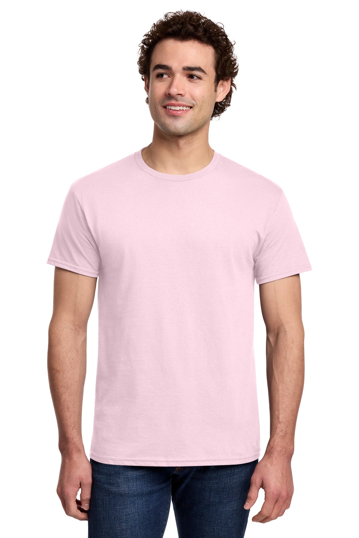 Gildan Light Cotton Tee - Light Pink