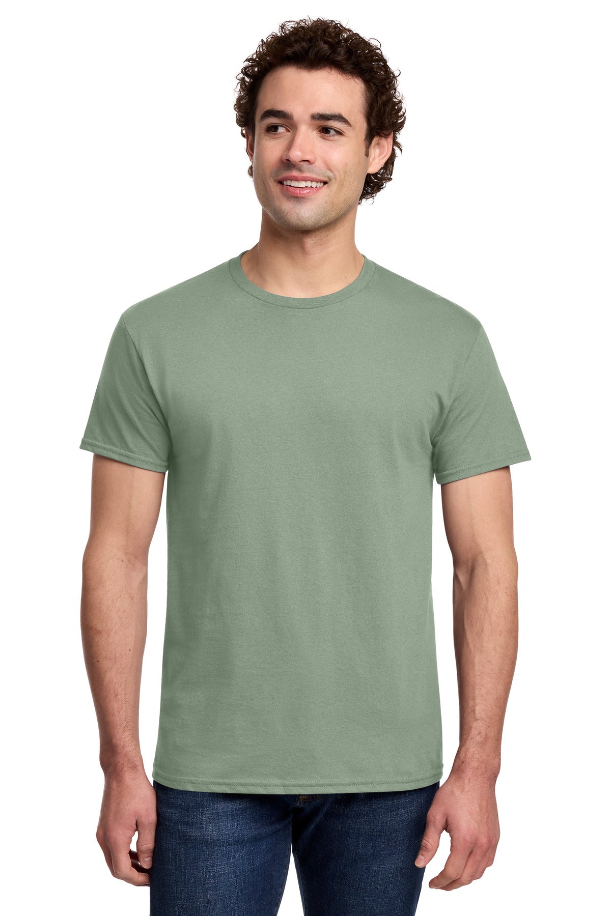 Gildan Light Cotton Tee - Sage