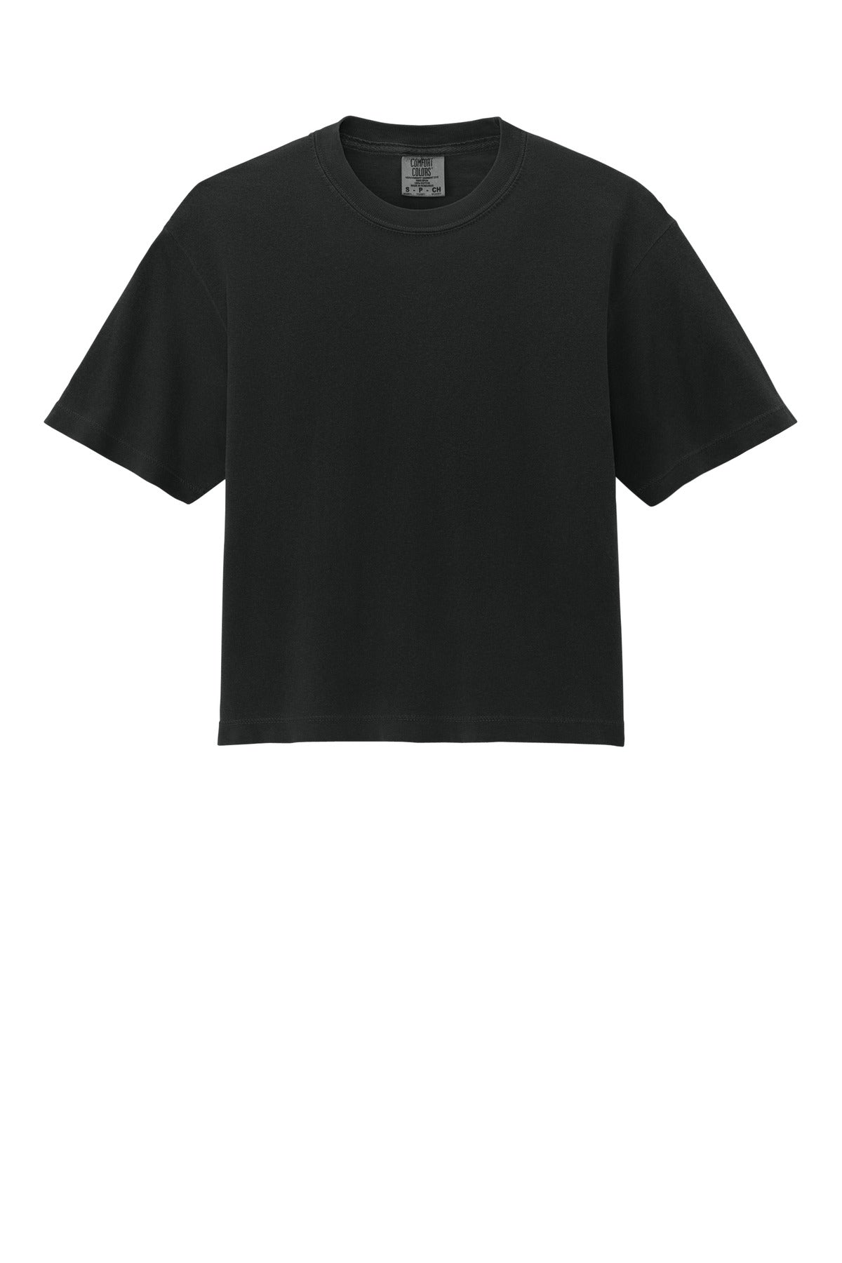 Comfort Colors Women's Heavyweight Boxy Tee - Black