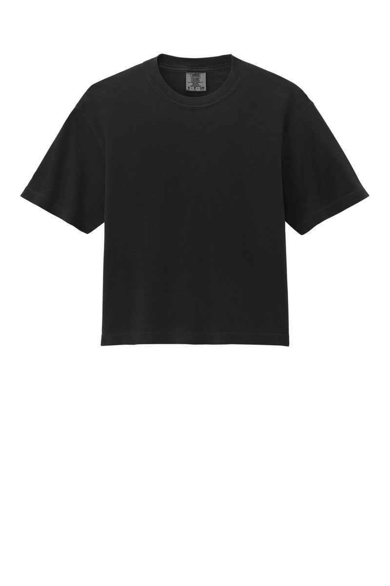 Comfort Colors Women's Heavyweight Boxy Tee - Black