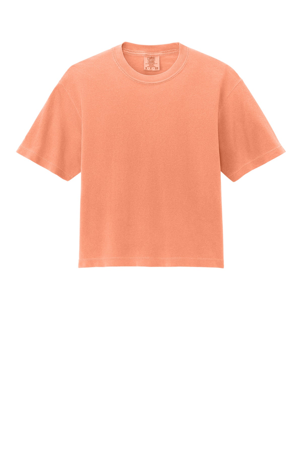 Comfort Colors Women's Heavyweight Boxy Tee - Neon Cantaloupe