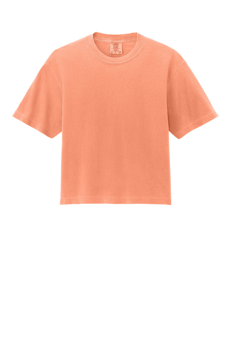 Comfort Colors Women's Heavyweight Boxy Tee - Neon Cantaloupe