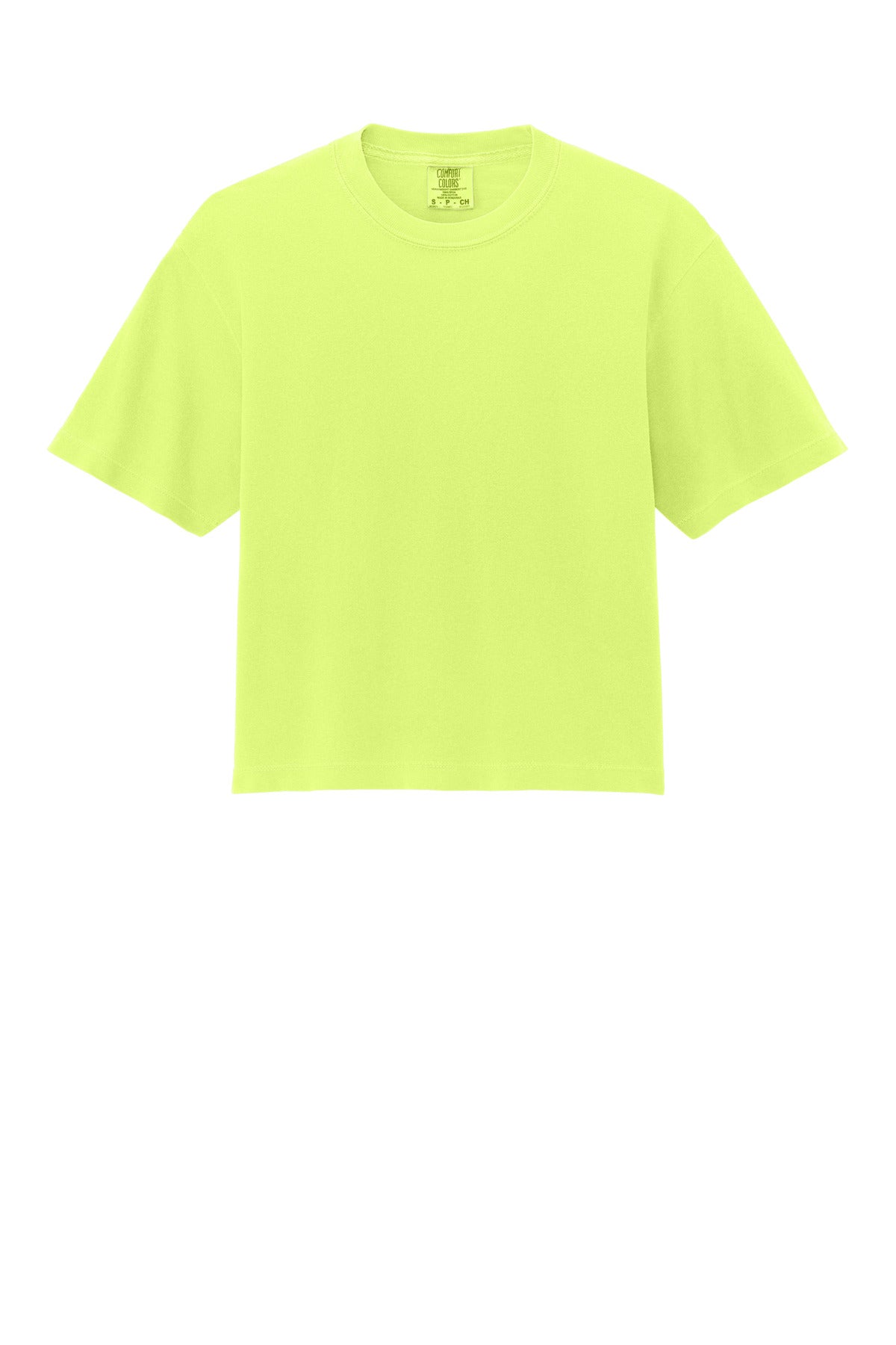 Comfort Colors Women's Heavyweight Boxy Tee - Neon Lemon