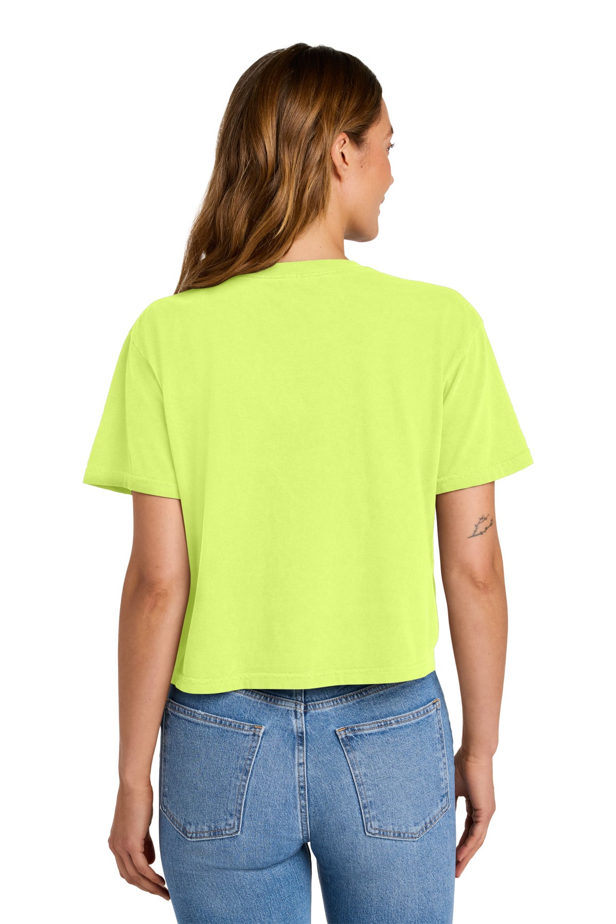 Comfort Colors Women's Heavyweight Boxy Tee - Neon Lemon