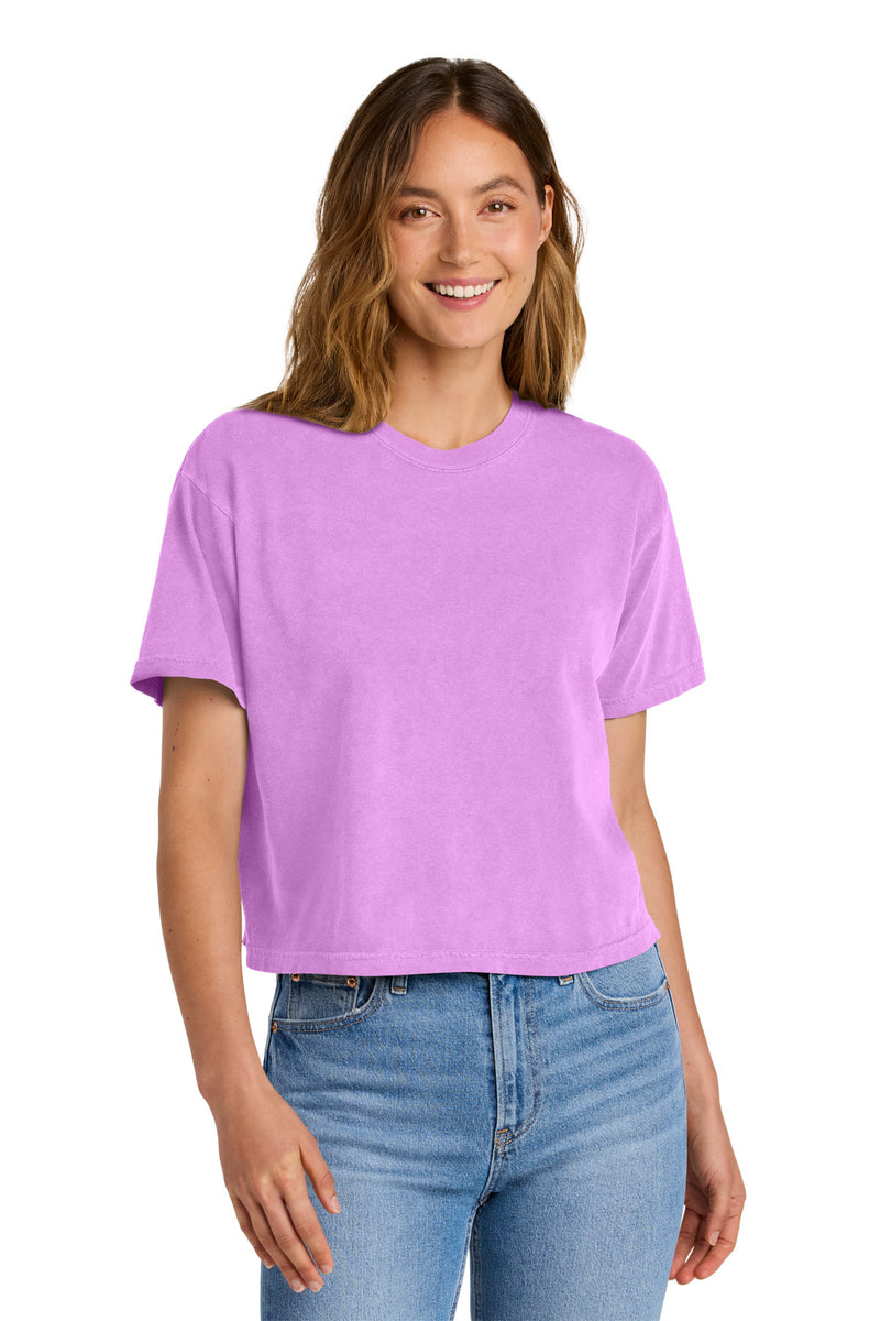 Comfort Colors Women's Heavyweight Boxy Tee - Neon Violet