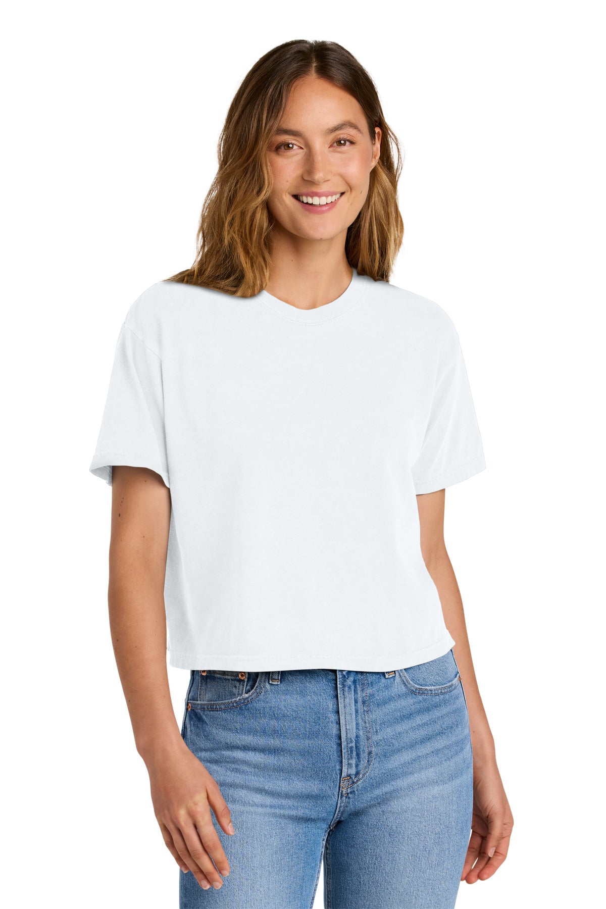 Comfort Colors Women's Heavyweight Boxy Tee - White