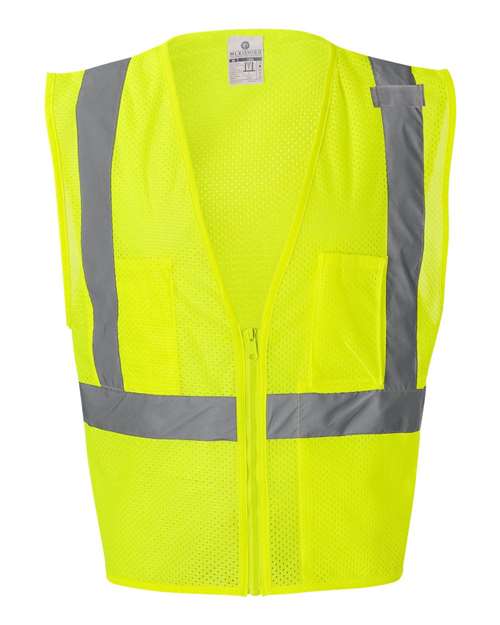 Unisex Ultra-Cool™ Mesh Vest with Pockets - Lime