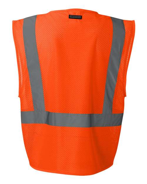 Unisex Ultra-Cool™ Mesh Vest with Pockets - Orange
