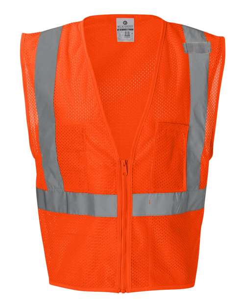 Unisex Ultra-Cool™ Mesh Vest with Pockets - Orange