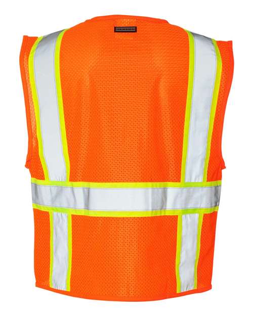 Unisex Ultra-Cool™ Solid Front Vest with Mesh Back - Orange