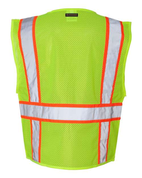 Unisex Ultra-Cool™ Solid Front Vest with Mesh Back - Lime