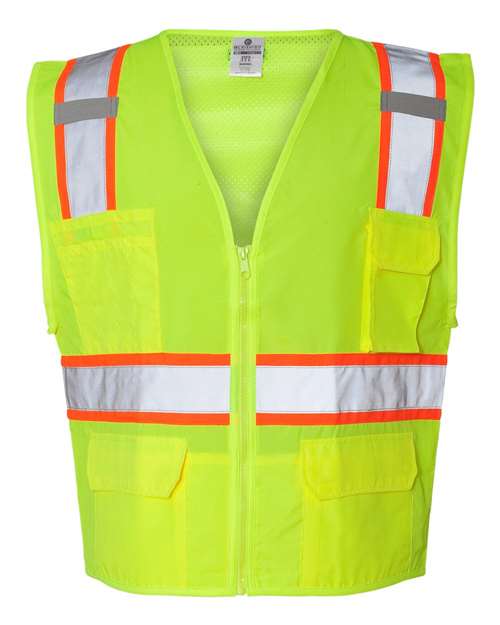 Unisex Ultra-Cool™ Solid Front Vest with Mesh Back - Lime