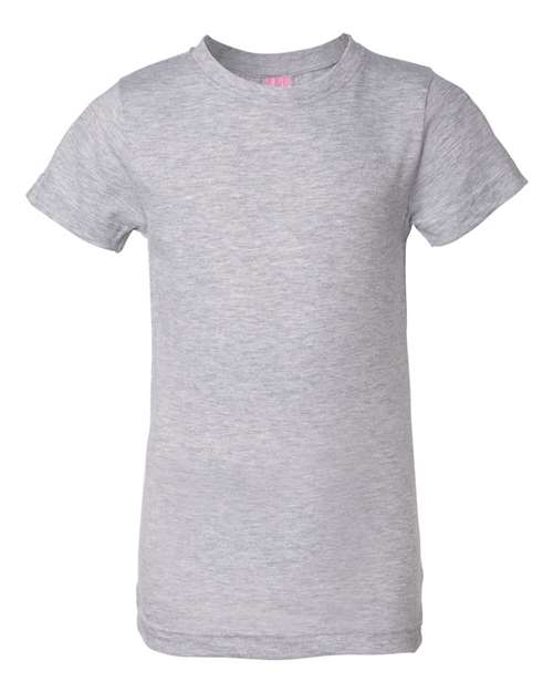 Girls' Fine Jersey Tee - Heather