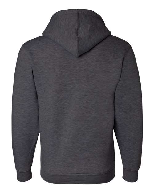 Unisex USA-Made Full-Zip Hooded Sweatshirt - Charcoal Heather