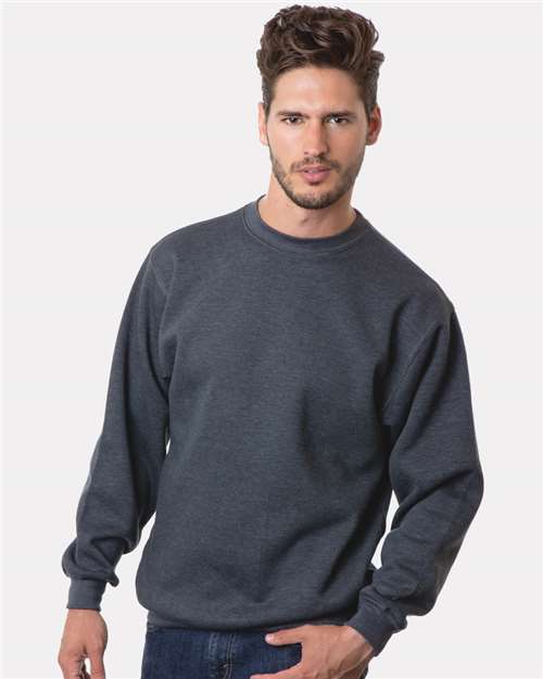 Unisex USA-Made Crewneck Sweatshirt - Charcoal Heather