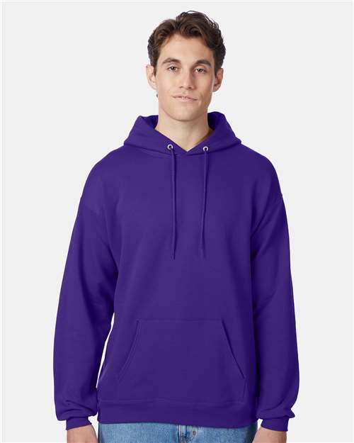 Unisex EcoSmart® Hooded Sweatshirt - Purple