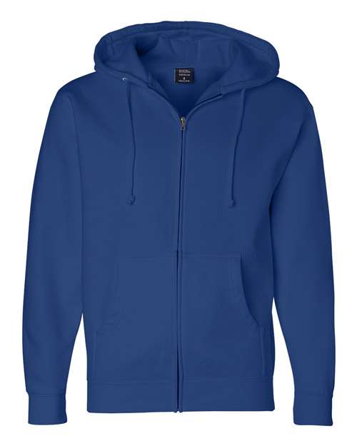 Unisex Heavyweight Full-Zip Hooded Sweatshirt - Royal
