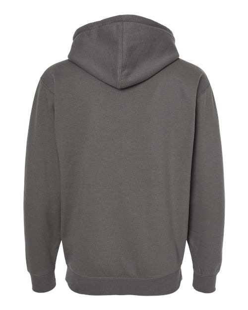 Unisex Heavyweight Full-Zip Hooded Sweatshirt - Solid Charcoal