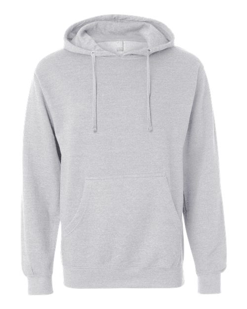 Unisex Midweight Hooded Sweatshirt - Grey Heather