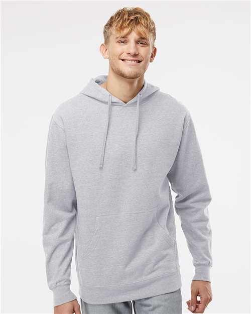 Unisex Midweight Hooded Sweatshirt - Grey Heather