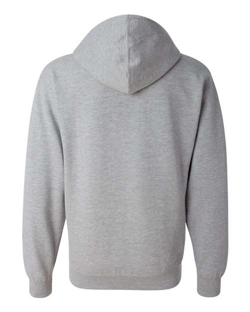 Unisex Midweight Full-Zip Hooded Sweatshirt - Grey Heather