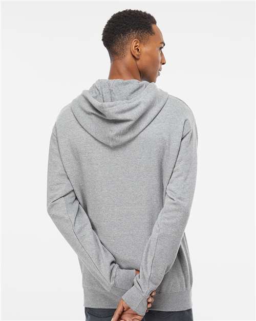 Unisex Midweight Full-Zip Hooded Sweatshirt - Grey Heather