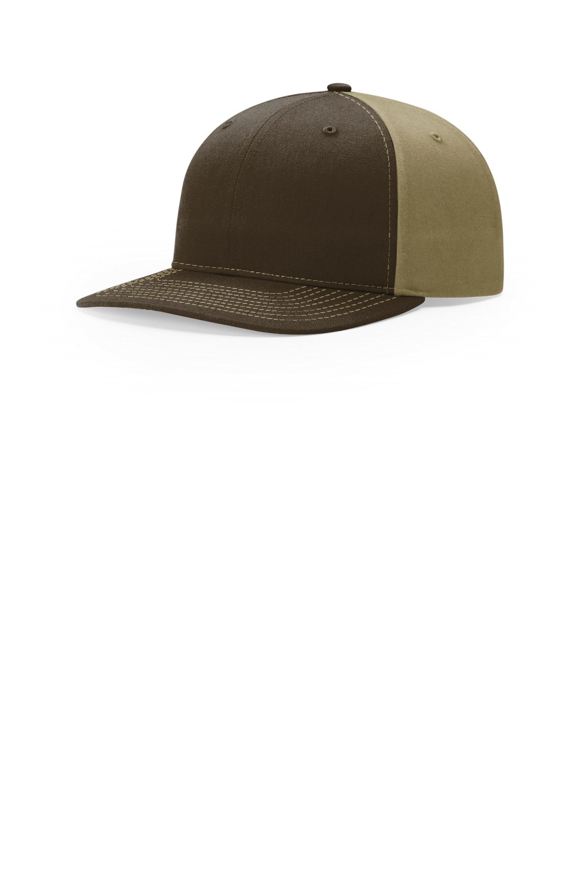 Richardson Solid Twill Trucker - Brown/ Khaki