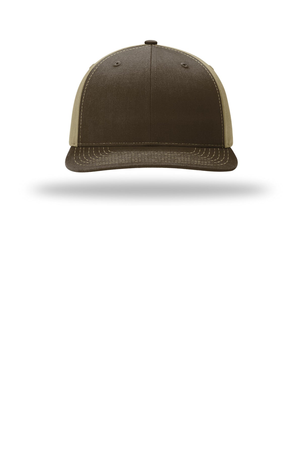 Richardson Solid Twill Trucker - Brown/ Khaki