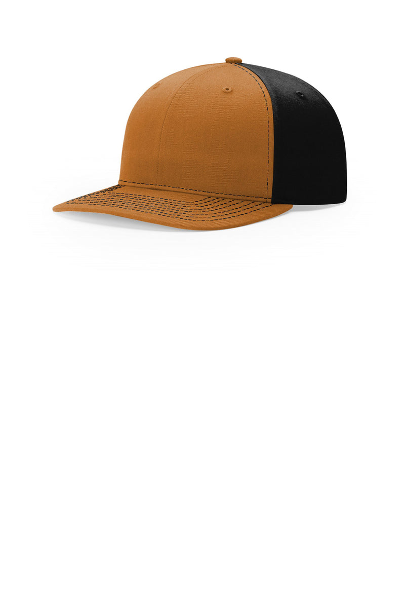 Richardson Solid Twill Trucker - Caramel/ Black